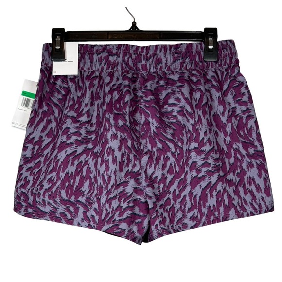 Nike One Girls Woven High-Waisted Shorts, Daybreak/Viotech/Vapour Green, Size XL - Picture 5 of 12